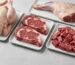 A mixed selection across the range: a lamb leg, a beef ribeye steak, a whole chicken and a tray of diced beef